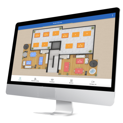 Ugostiteljska PC fiskalna kasa Konty ugostitelj